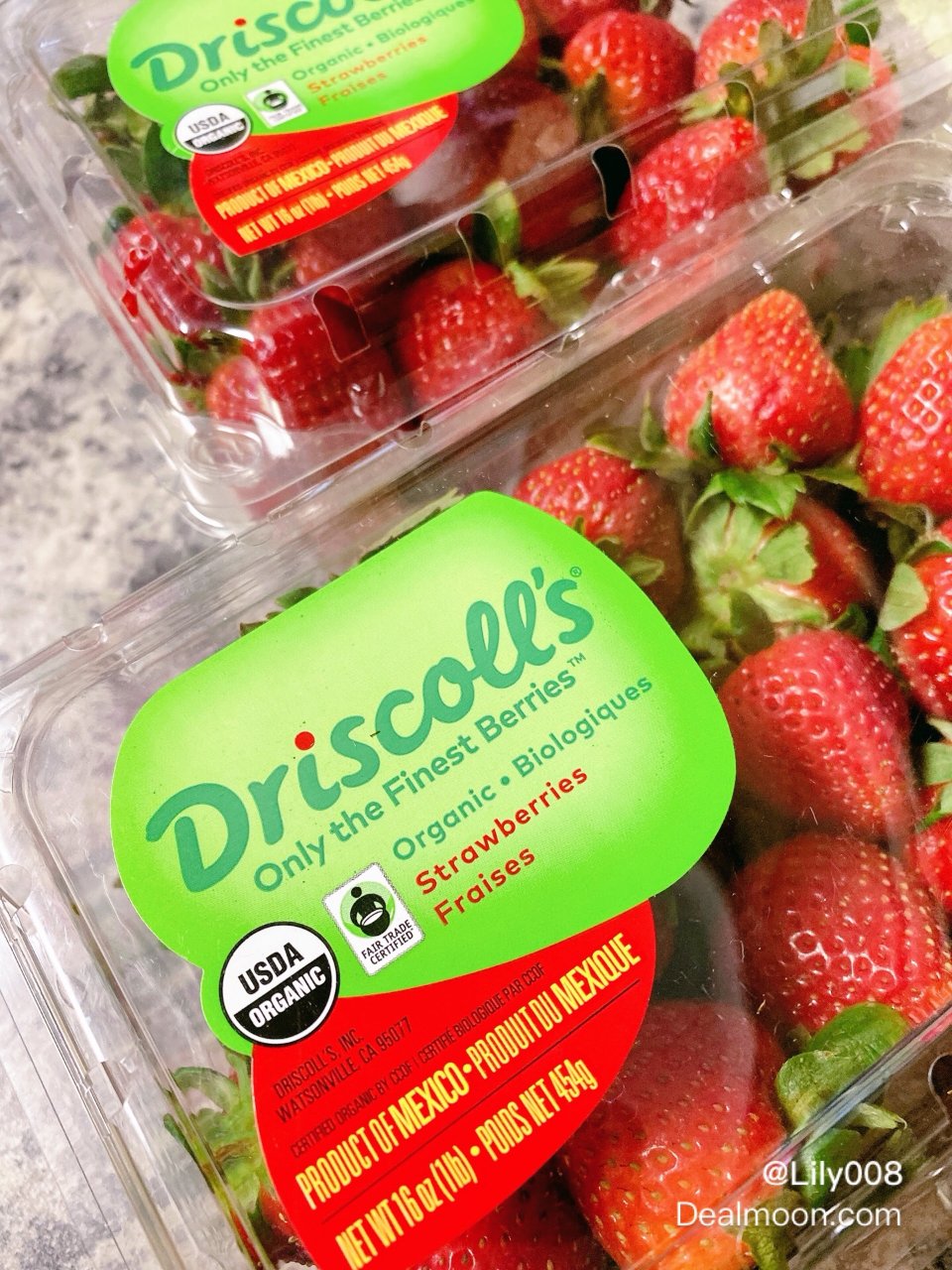 超市 盒装有机草莓...
