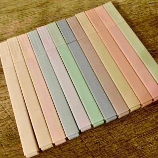 12pcs Morandi Aesthetic Square Highlighters Pens, Mild Soft Chisel Tip Marker Pen Pastel Highlighters No Bleed, Quick Dry for Journaling Note Taking School Stationery Supplies | SHEIN USA