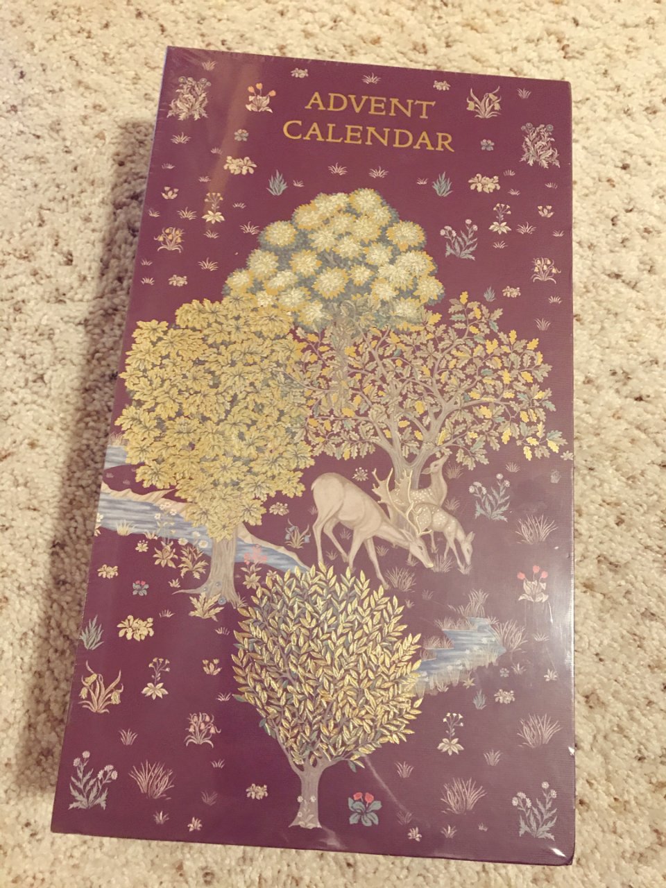 第一个圣诞日历盒子...