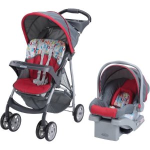 史低价：Graco LiteRider 婴儿安全手推车+车载安全座椅