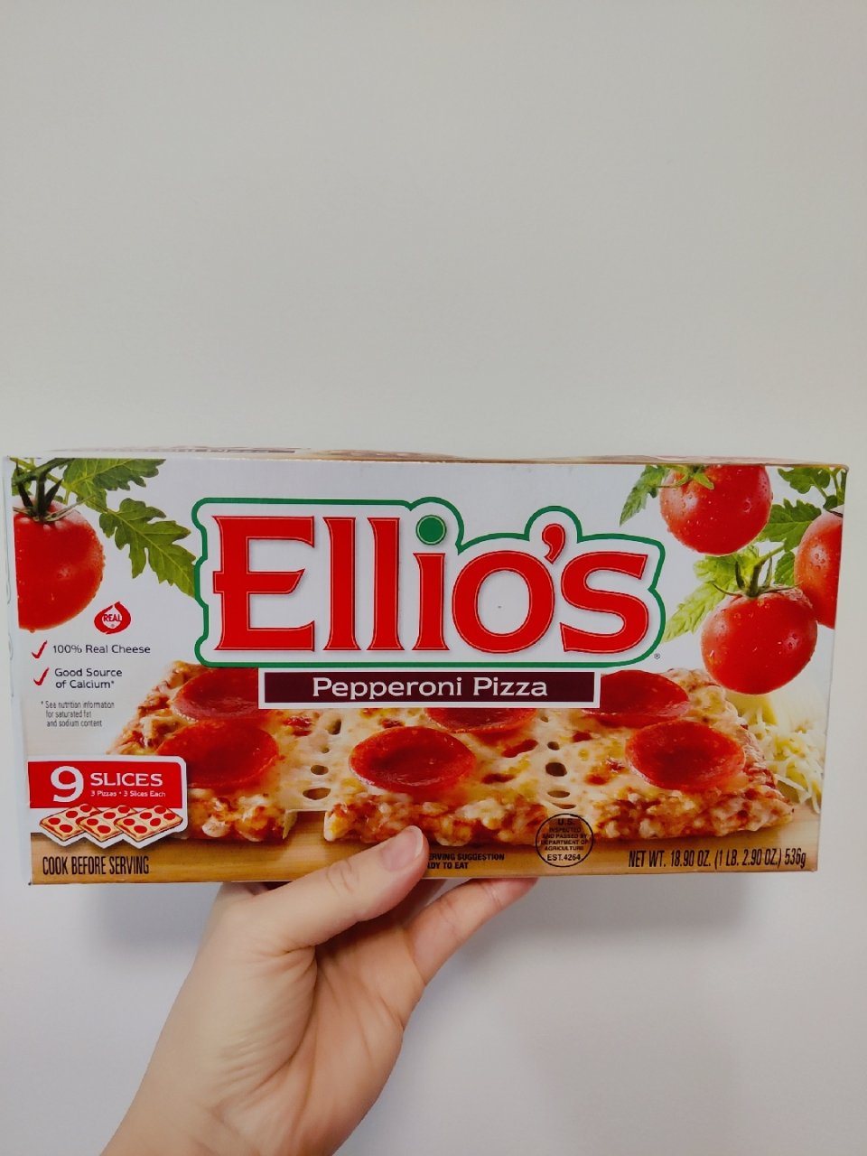 尝试新品～Ellio's 披萨🍕...