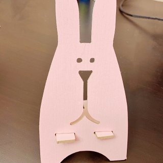 粉色兔子造型手机支架...