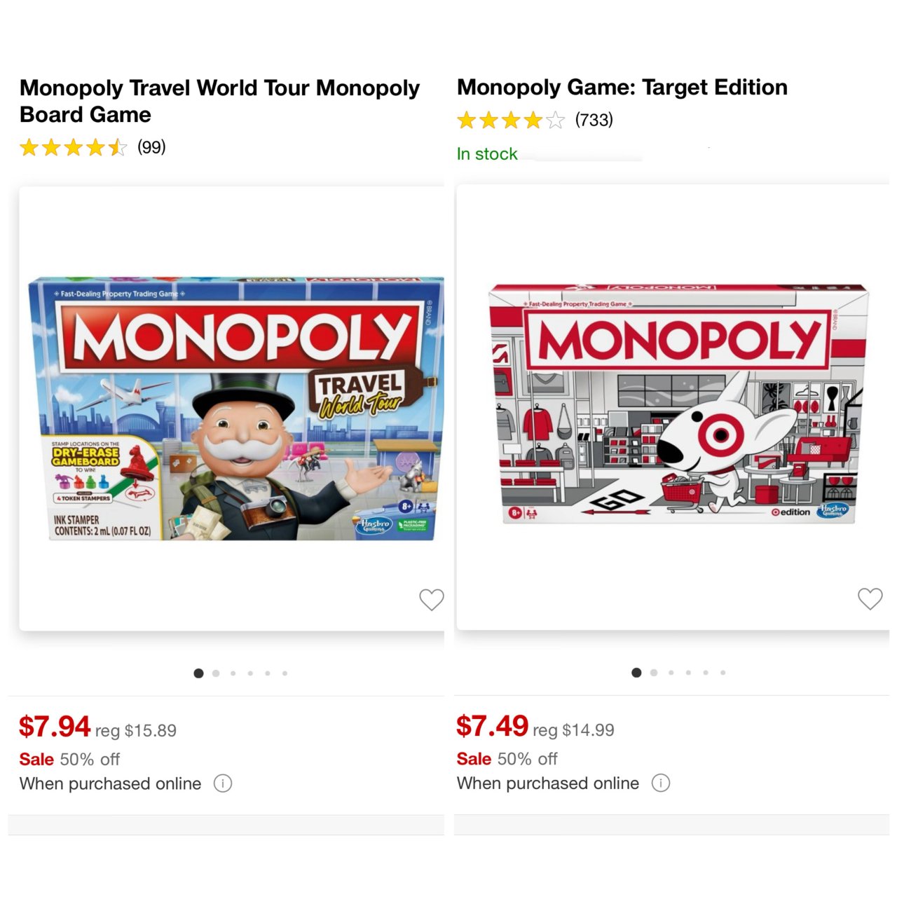 Target 塔吉特百货,MONOPOLY