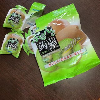 日本ORIHIRO 蒟蒻果凍低卡高纖可吸果汁 #青提味 6粒装 - 亚米网