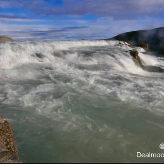 冰岛黄金圈-黄金瀑布+火山口湖...