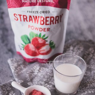 Nature Restore USDA Certified Organic Freeze Dried Strawberry Powder, 8 Ounces, Non GMO, Gluten Free, Vegan: Health & Personal Care