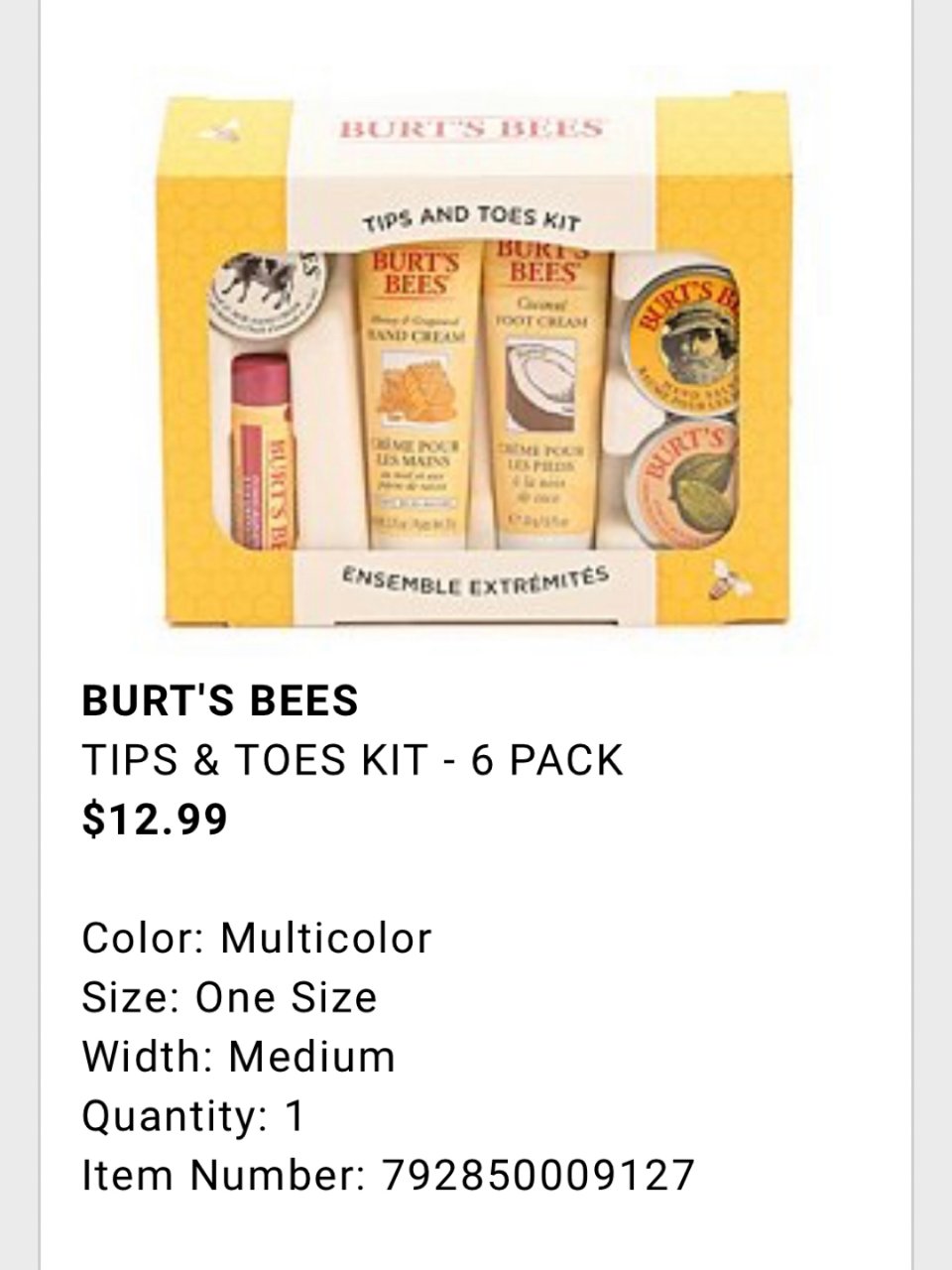 Burt's Bees 小蜜蜂,护唇膏,护手霜