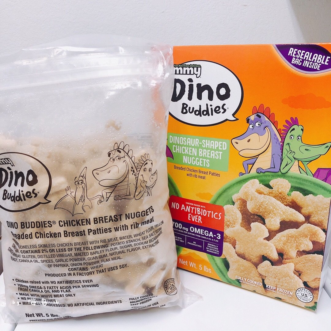 Dino buddies,Chicken-breast nuggets