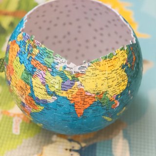 3D地球仪拼图🧩,很有教学用途的装饰品