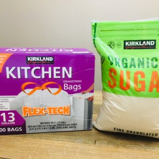 Kirkland Signature 柯克兰,Kitchen trash bag,Organic sugar
