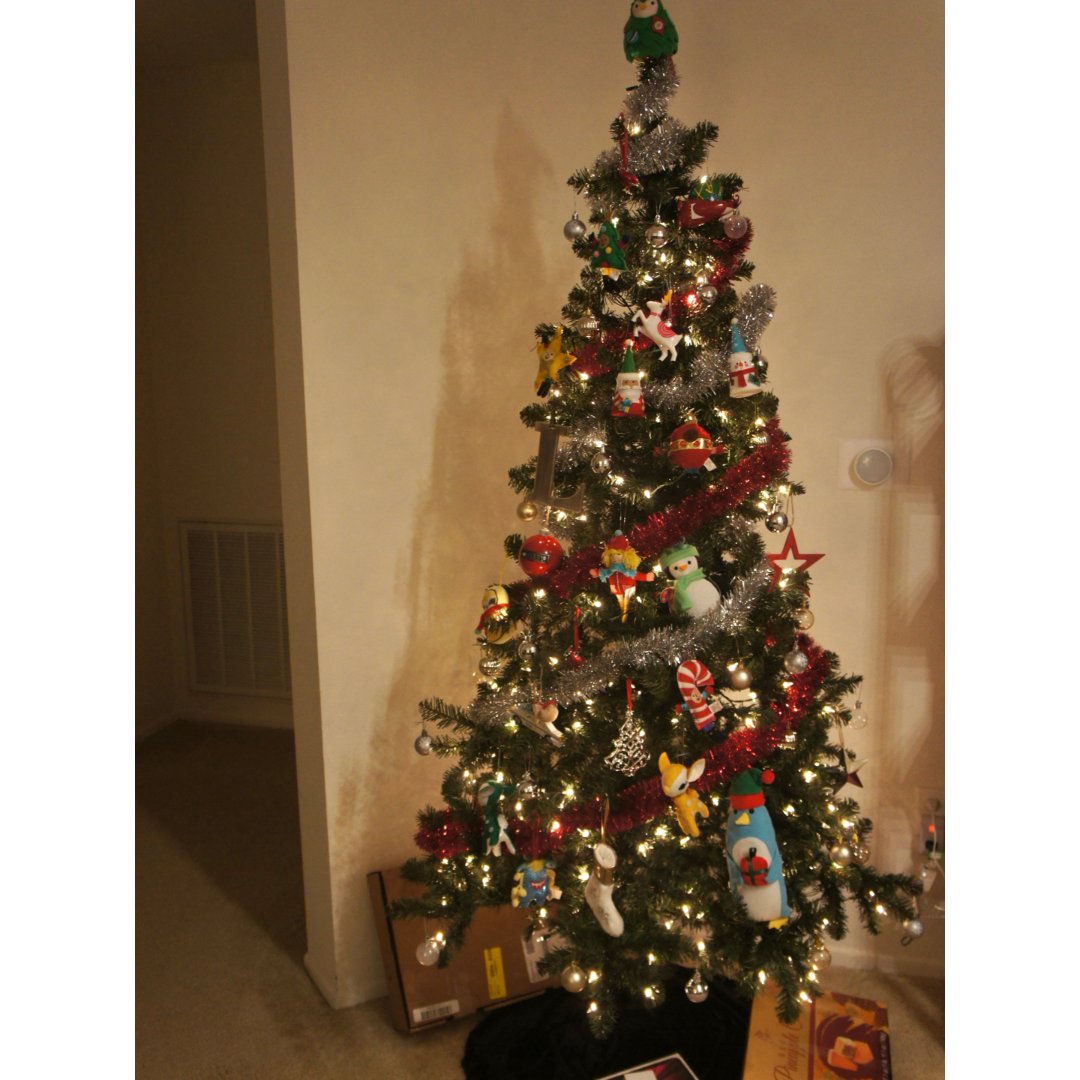 沃尔玛带灯圣诞树6.5',Walmart,生活要有仪式感