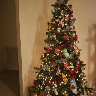 沃尔玛带灯圣诞树6.5',Walmart,生活要有仪式感