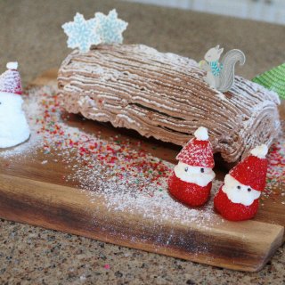 👩🏻‍🍳周末亲子活动🎄做个圣诞树桩蛋糕吧...