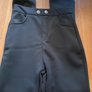 Avocado moisturizing pants wearing autumn and winter plus fleece little black pants - Yamibuy.com