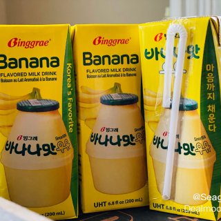 风靡韩国的国民饮料：香蕉牛奶👏...