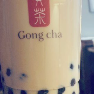今年第一杯珍珠奶茶🧋DC贡茶Gong c...