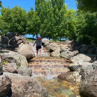 Danville的喷泉玩水大公园Syca...