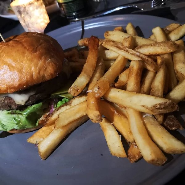 House Burger with Truffle Fries