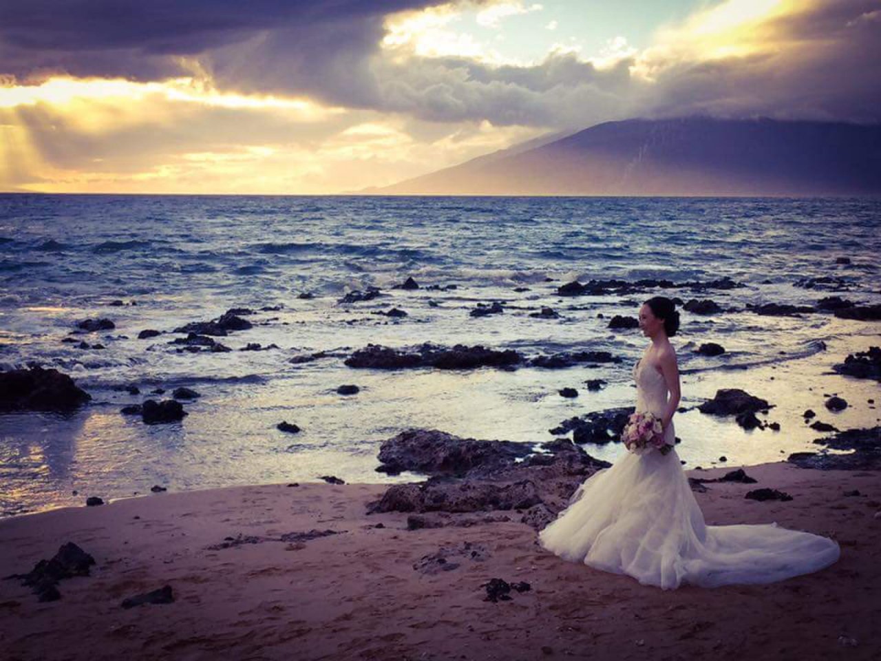 来打卡-来自Maui的婚礼照...