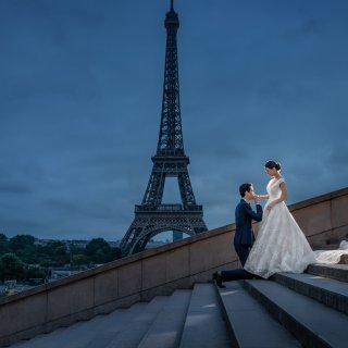 结婚第三个年头｜巴黎拍的婚纱照1.0...