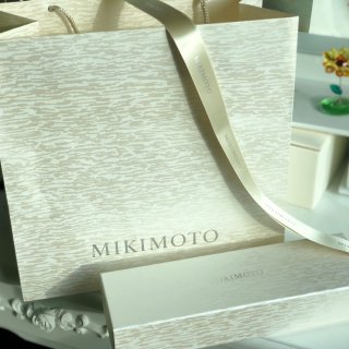 Mikimoto的镶钻南海珠手链～...