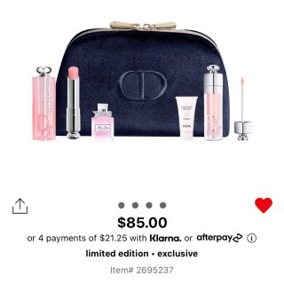 $1购入丝芙兰Dior唇膏化妆包套装😍...