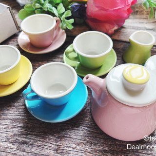 夏日6｜宜家的儿童陶瓷迷你茶杯套装。...