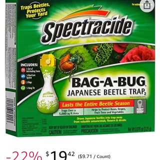 Spectracide Bag-A-Bug Japanese Beetle Trap (Pack of 2) : Patio, Lawn & Garden