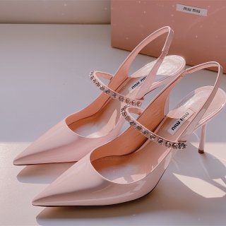 🌈挑战5⃣️粉色miumiu水晶鞋...