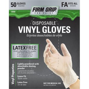 白菜价：Firm Grip Vinyl Glove 一次性手套一盒(50只)