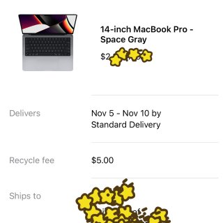 下单了 Macbook Pro 14”...
