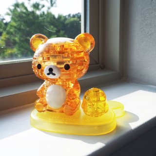 终于下手了轻松熊3D水晶拼图...