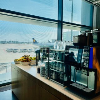 法兰克福Lufthansa机场休息室🍺好...