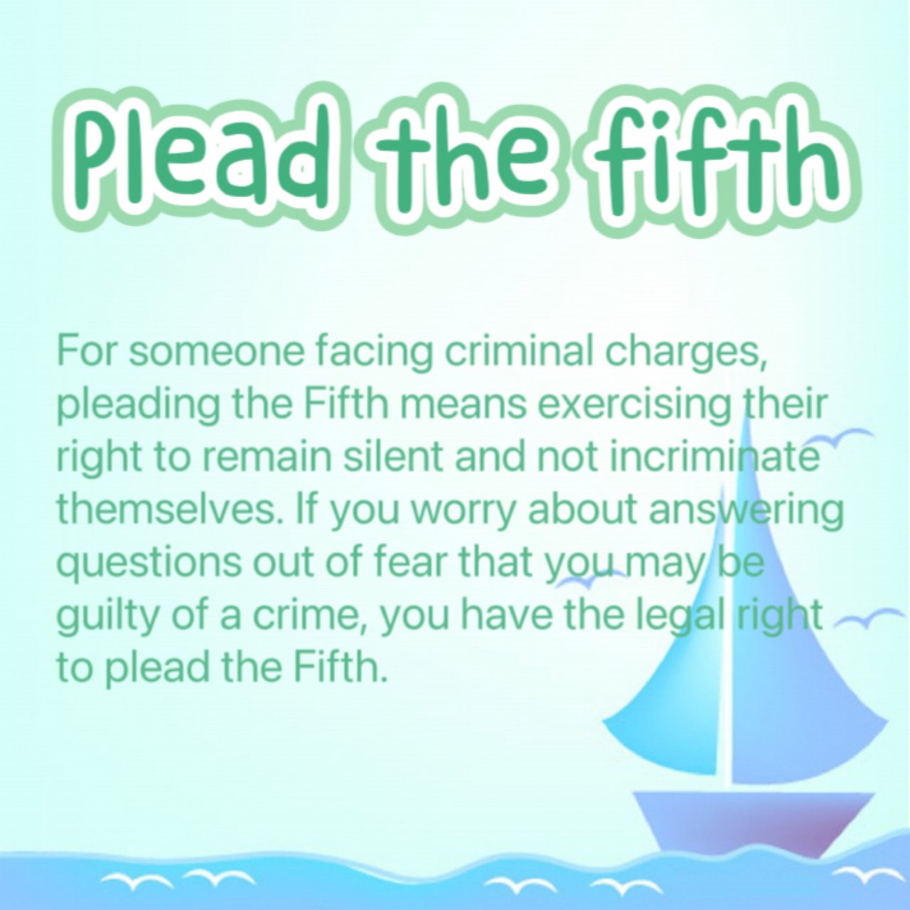 Plead the Fifth✋🏻...