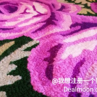 美美哒紫色玫瑰浴垫||新年新气象【兔年快...