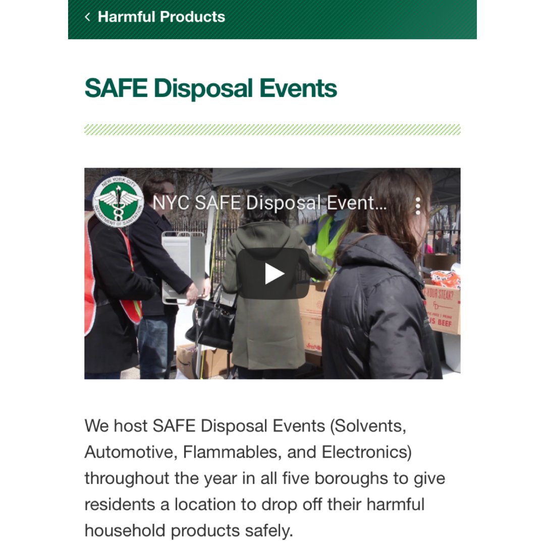 NYC SAFE Disposal Ev...