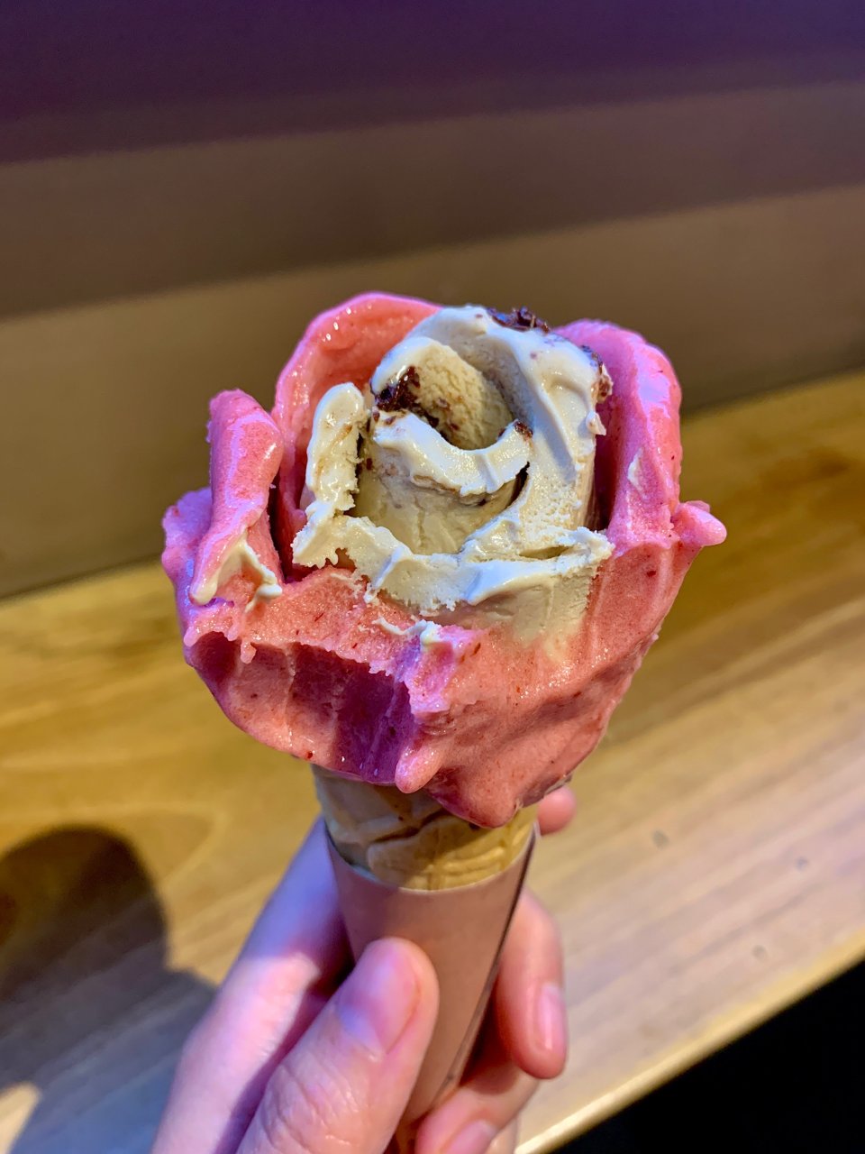 纽约逛吃｜用冰淇淋做一朵玫瑰花🌹然后吃掉...