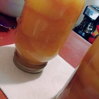 自制糖水黄桃罐头