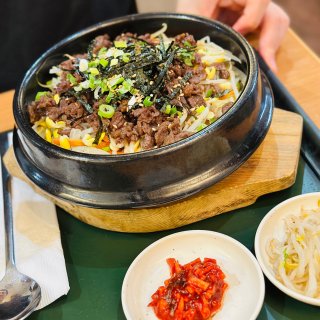 大口炫饭🎉charm Juk鱼肉粥+石锅...