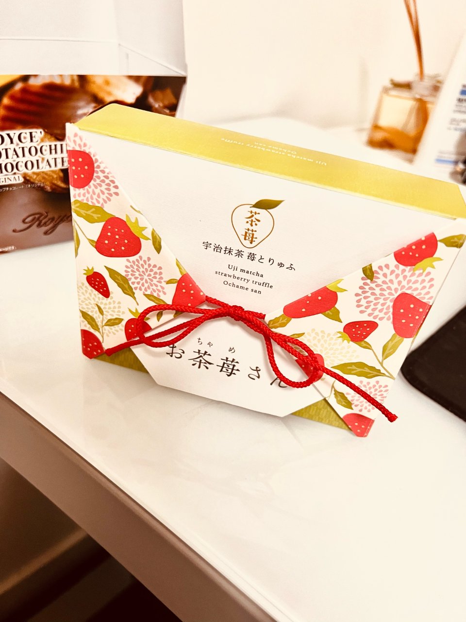 日式抹茶草莓巧克力- 茶莓...