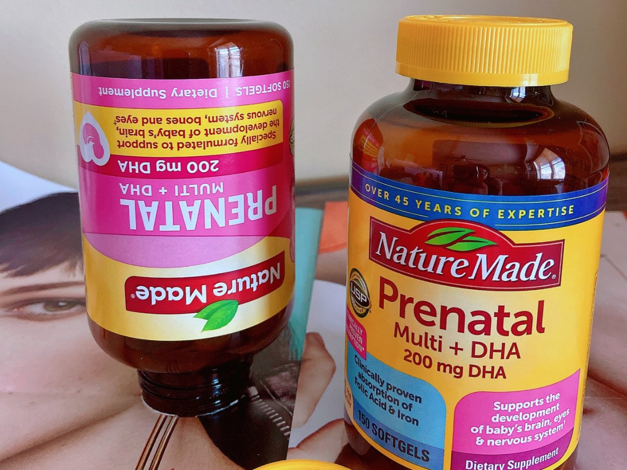 prenatal multi 维生素空瓶...