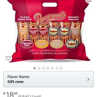 Amazon.com: Popcornopolis Popcorn 12 Con
