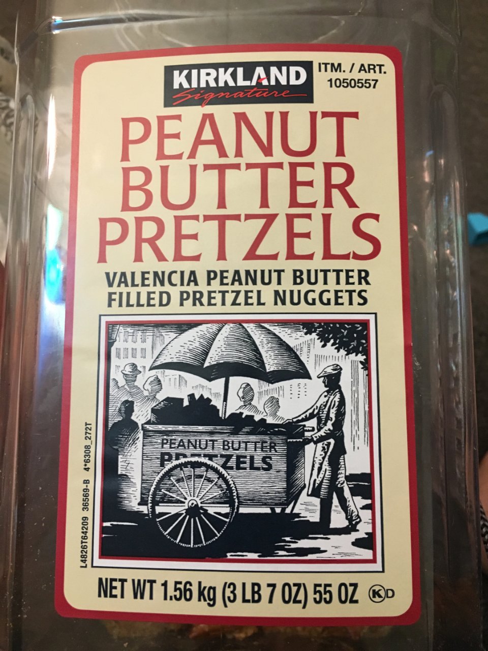 Peanut butter pretze...