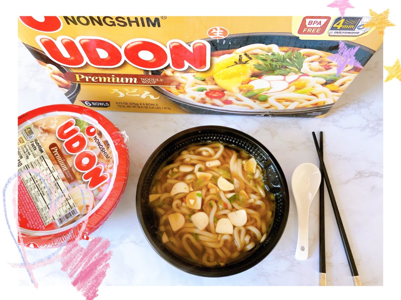 Costco,Nongshim Udon Noodle Soup Bowl, 9.73 oz,