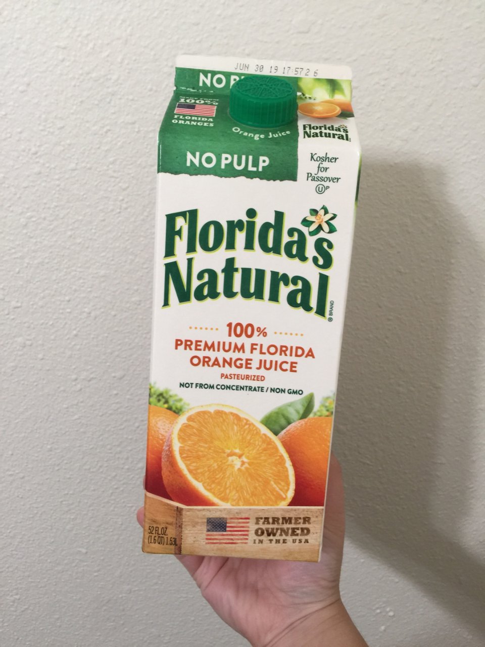 Florida’s Natural,无渣鲜橙汁
