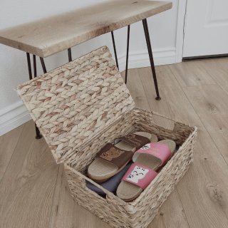 宅家DIY 自己做穿鞋的小木椅🪑...
