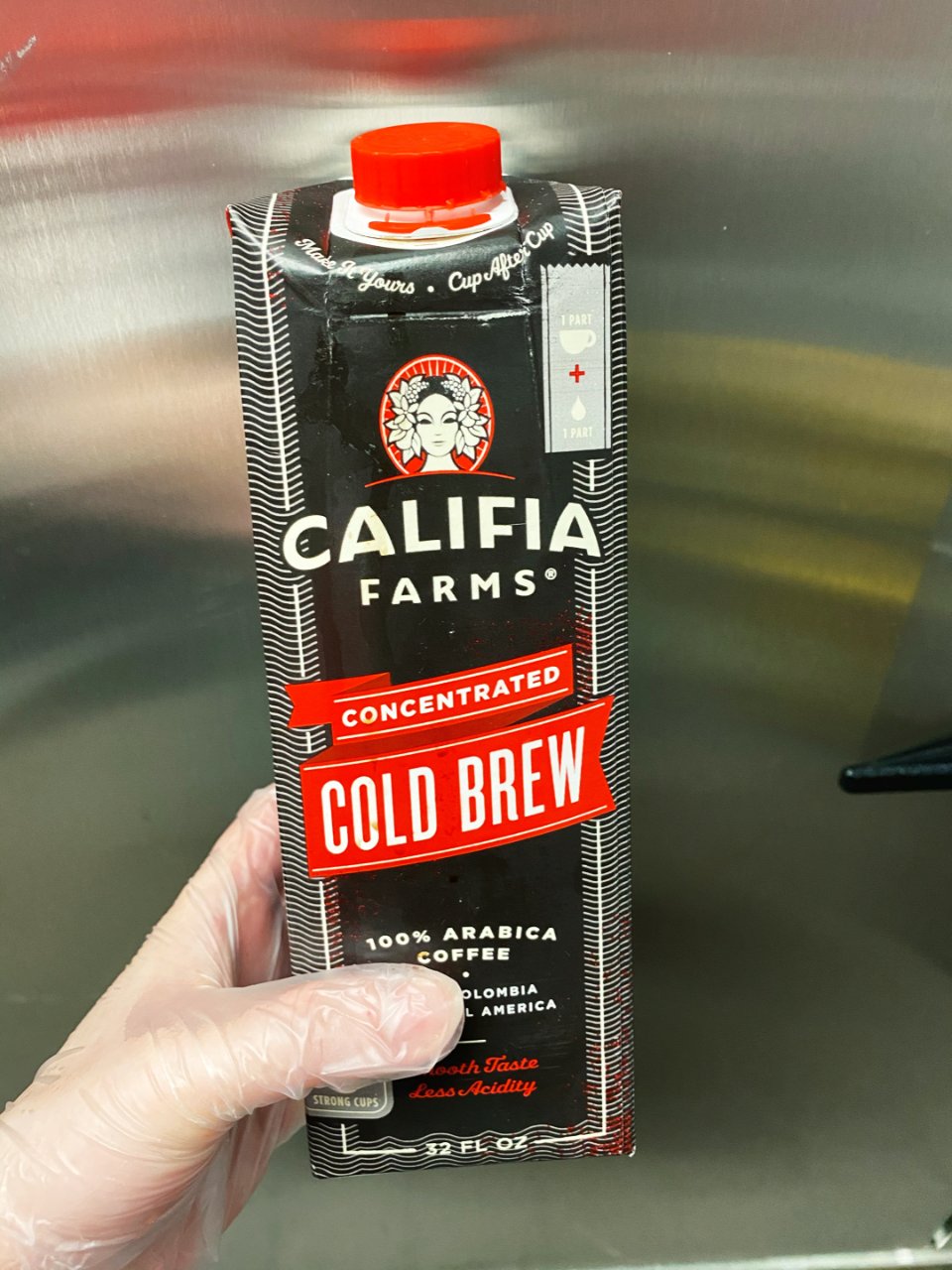 自制Califia farm冷萃咖啡拿铁...