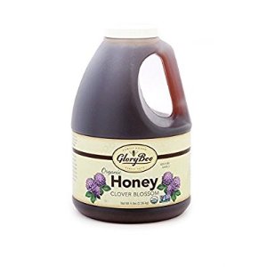 GloryBee Organic Clover Honey, 5 Pound