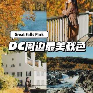 DC周边｜总要去大瀑布公园🍁看DMV秋天...