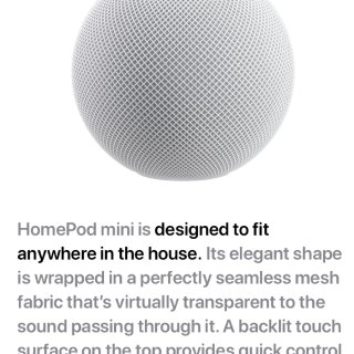 Apple 苹果,HomePodmini